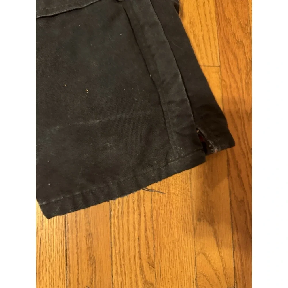Carhartt Bib Overalls Mens 48 X‎ 32 Black Duck Quilt Lined Double Knee R02 BLK